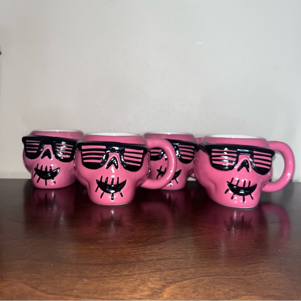 Halloween mug bundle pink skulls by Hyde & Eek